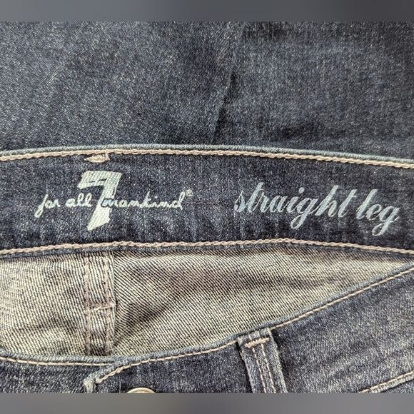 7 for All Mankind Straight Leg Jean 29 NWT - Picture 2 of 11